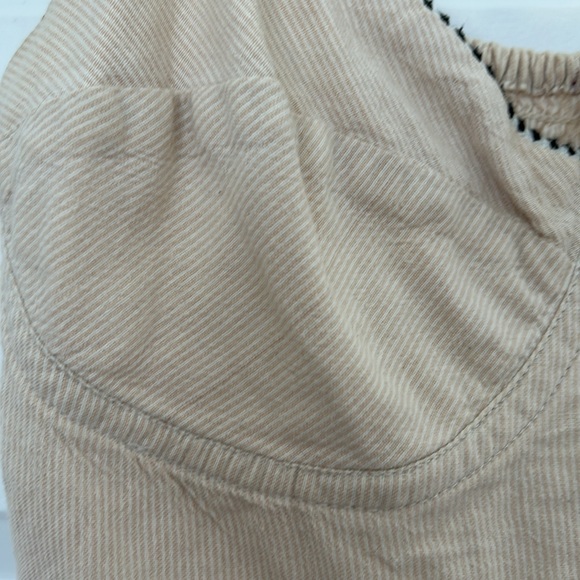 ROXY - Fit and flare woman beige eyelit size medium coquette summer vacation - Picture 3 of 7